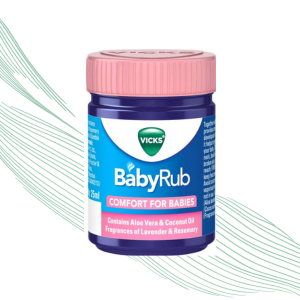 Vicks BabyRub Oil 25ml, Specifically for Babies-Moisturize, Soothe and Relax Your Baby