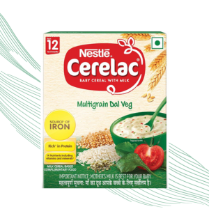 CERELAC Baby Cereal With Milk, Multigrain Dal Veg.