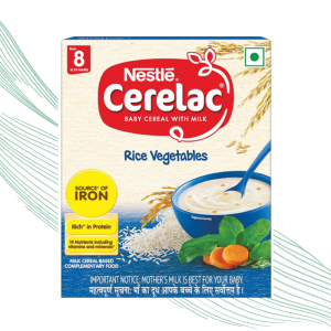 CERELAC Baby Cereal with Milk, Rice Vegetables