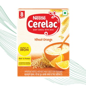 CERELAC Nestle Baby Cereal With Milk, Wheat Orange