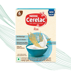 CERELAC Baby Cereal | No Refined Sugar | Rice