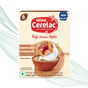 CERELAC Baby Cereal | No Refined Sugar | Ragi Apple