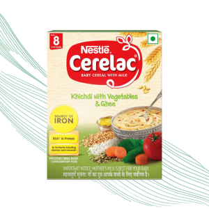 CERELAC Baby Cereal with Milk , Khichdi with Vegetables & Ghee