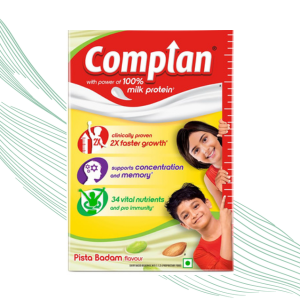 Complan Nutrition Drink Powder for Children, Kesar Badam Flavour, 500 g