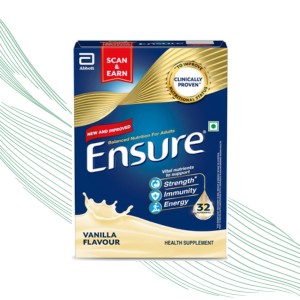 Ensure No 1 Nutritional Supplement Drink in the world 32 nutrients High Protein,Calcium,Vit D, Vanilla 400g/375g