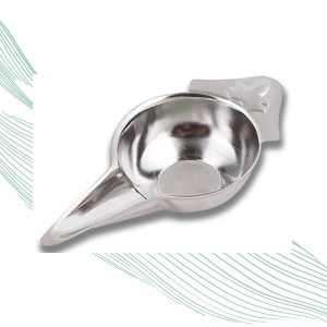 PGD Stainless Steel Baby Feeder Spoon Flat Bottom Design|Paladai|Bondla For New Born Baby|New Born Baby Feeding (Pack Of 1), 20 Ml