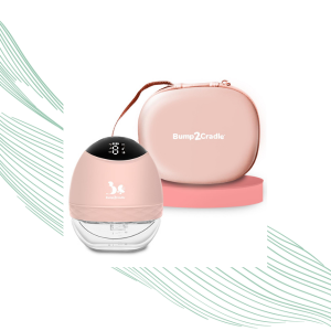 Bump2Cradle | ISO 9001:2015 Certified| No 1 Brand by Doctors and Lactation Experts |Automatic Nipple Corrector Patented Technology |Pump N Go Pro|Model: (B2C 117/Pro) Electric Breast Pump|Soft Cushion|17, 19,21 & 25 mm flanges |3 Modes & 9 Suction Levels|Usb Charging & Cordless|Queit 1 Yr Warranty | Storage bottle with Cap | Free lactation consultation |