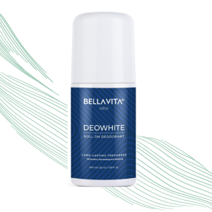 BELLAVITA Deo White Natural Underarm Roll On Deodorant for Men |Control Odour|Alcohol-Free| Antiperspirant for Long Lasting Freshness 50ml