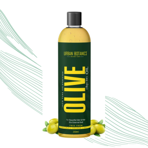 UrbanBotanics® Pure Cold Pressed Olive Oil For Hair and Skin, 250ml