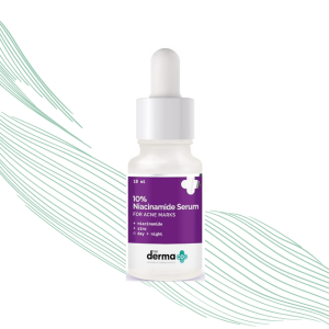 The Derma Co Oil Control 10% Niacinamide Face Serum with Zinc | Fades Acne Marks & Dark Spots | Controls Sebum production | 10 ml