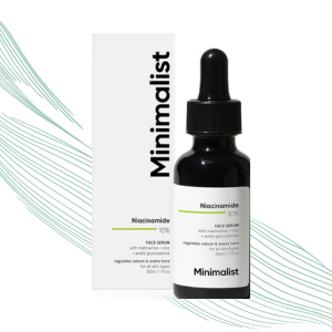 Minimalist Oil Control & Anti-Acne 10% Niacinamide Face Serum with Zinc | Skin Clarifying,Blemishes & Pore Care for All Skin Types | 30ml