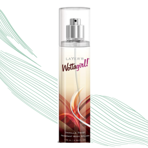 Layer'r Wottagirl Vanilla Twist Body Splash Spray For Women, 135Ml