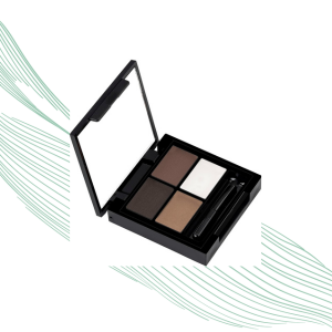Swiss Beauty Eyebrow Palette With Wax Cream |Travel-Friendly Eyebrow Palette With Blendable Colors For Face Makeup
