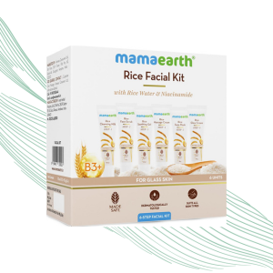 Mamaearth Rice Facial Kit With Rice Water & Niacinamide for Glass Skin - 60 g